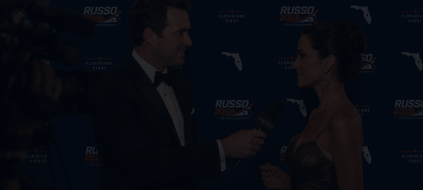 Frank J. Russo at a Russo 2026 campaign event